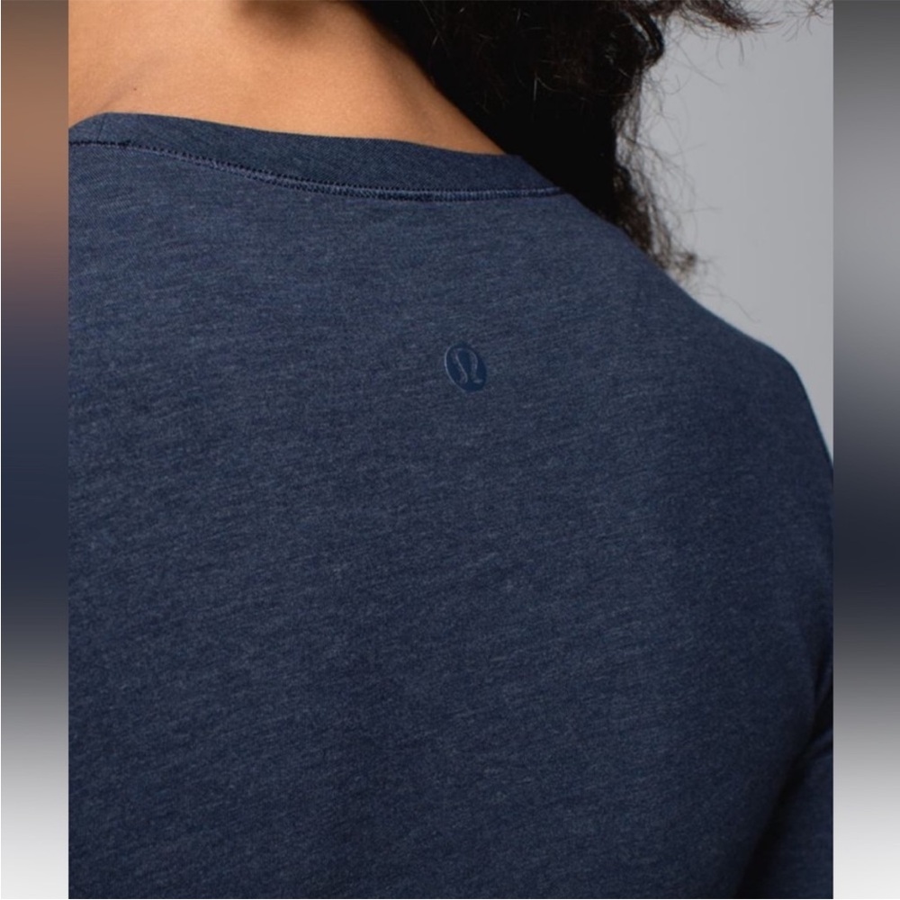 Lululemon Anytime Dress Heathered Inkwell, Size 8 - Picture 6 of 12